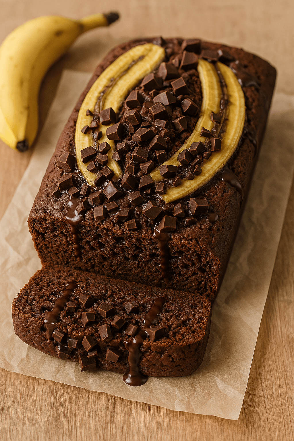 Sağlıklı Kakaolu Muzlu Kek