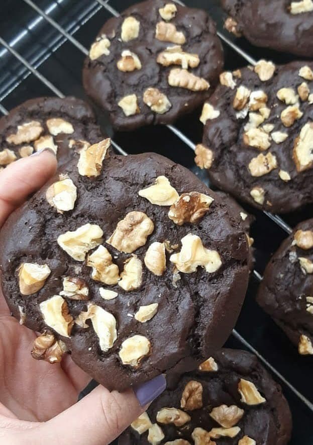 Unsuz Şekersiz Brownie Kurabiye