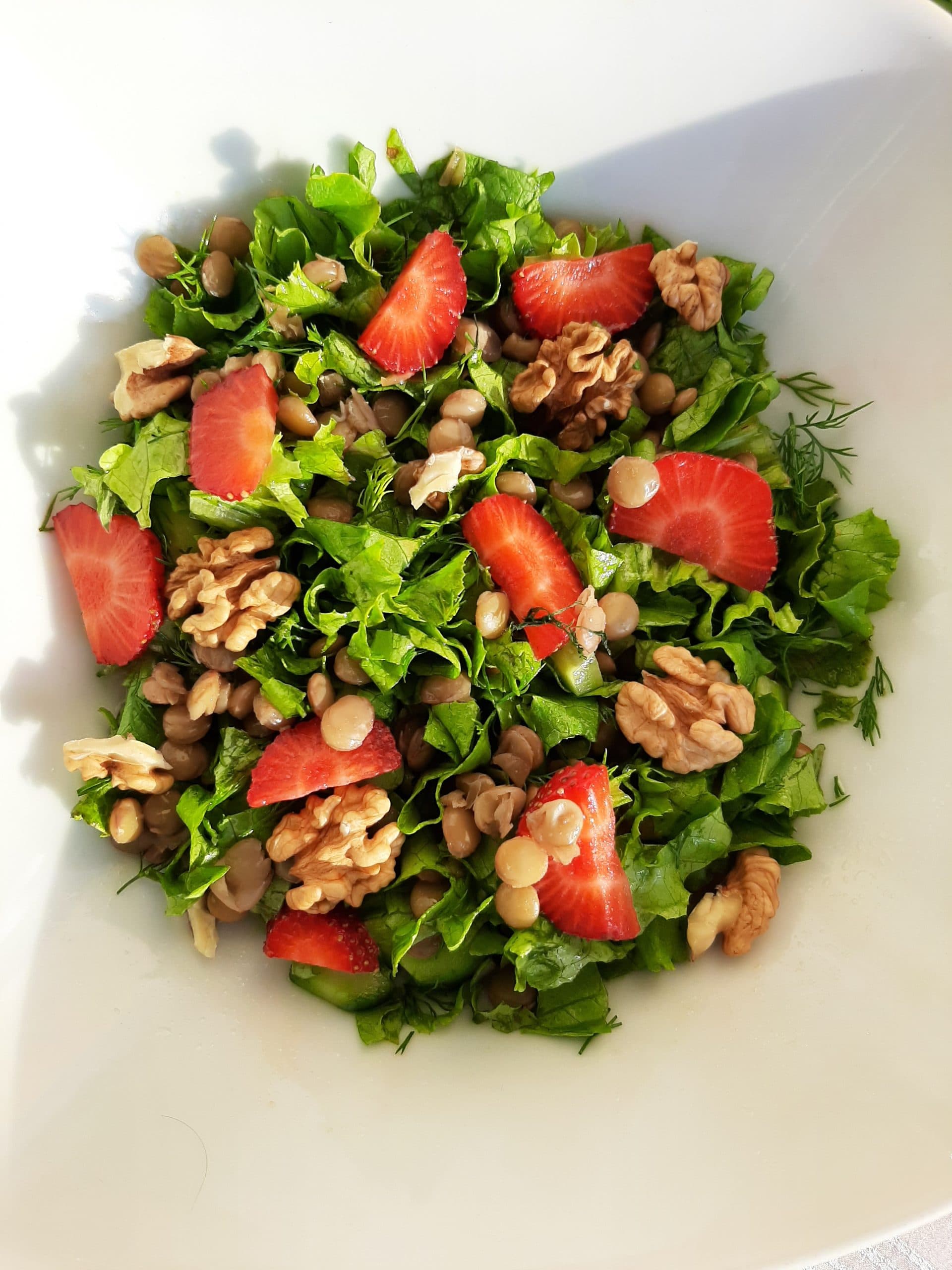 Yeşil Mercimekli Salata