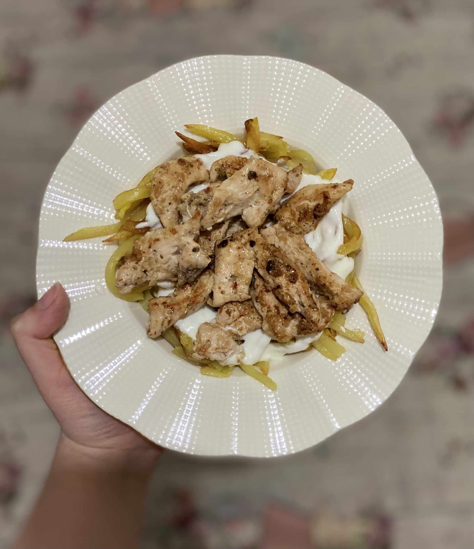 Tavuklu Çökertme Kebabı