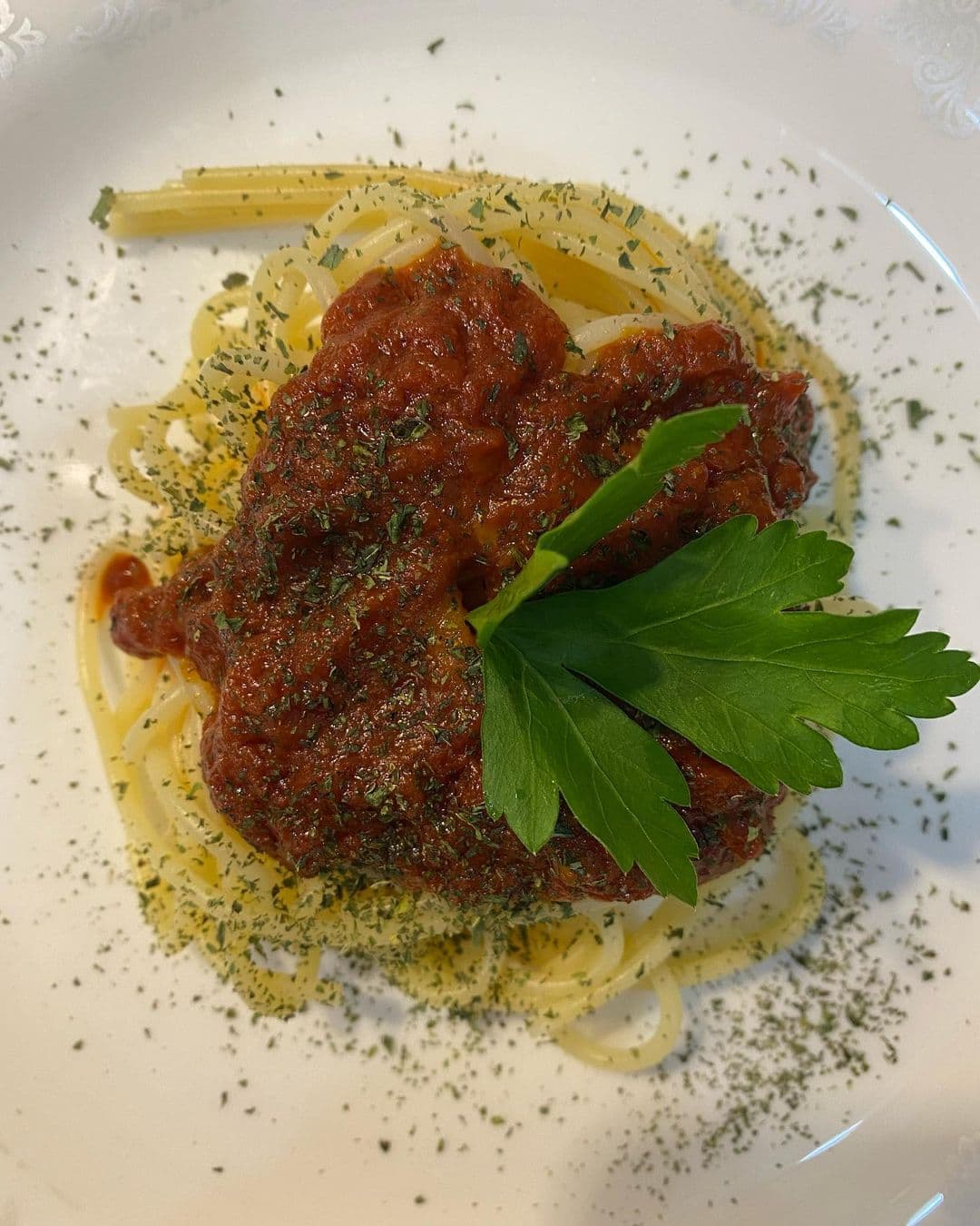 Domates Soslu Spagetti