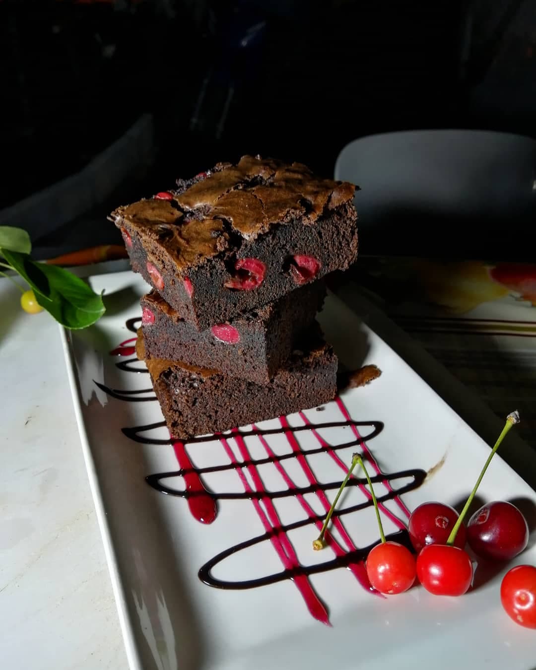 Vişneli Brownie