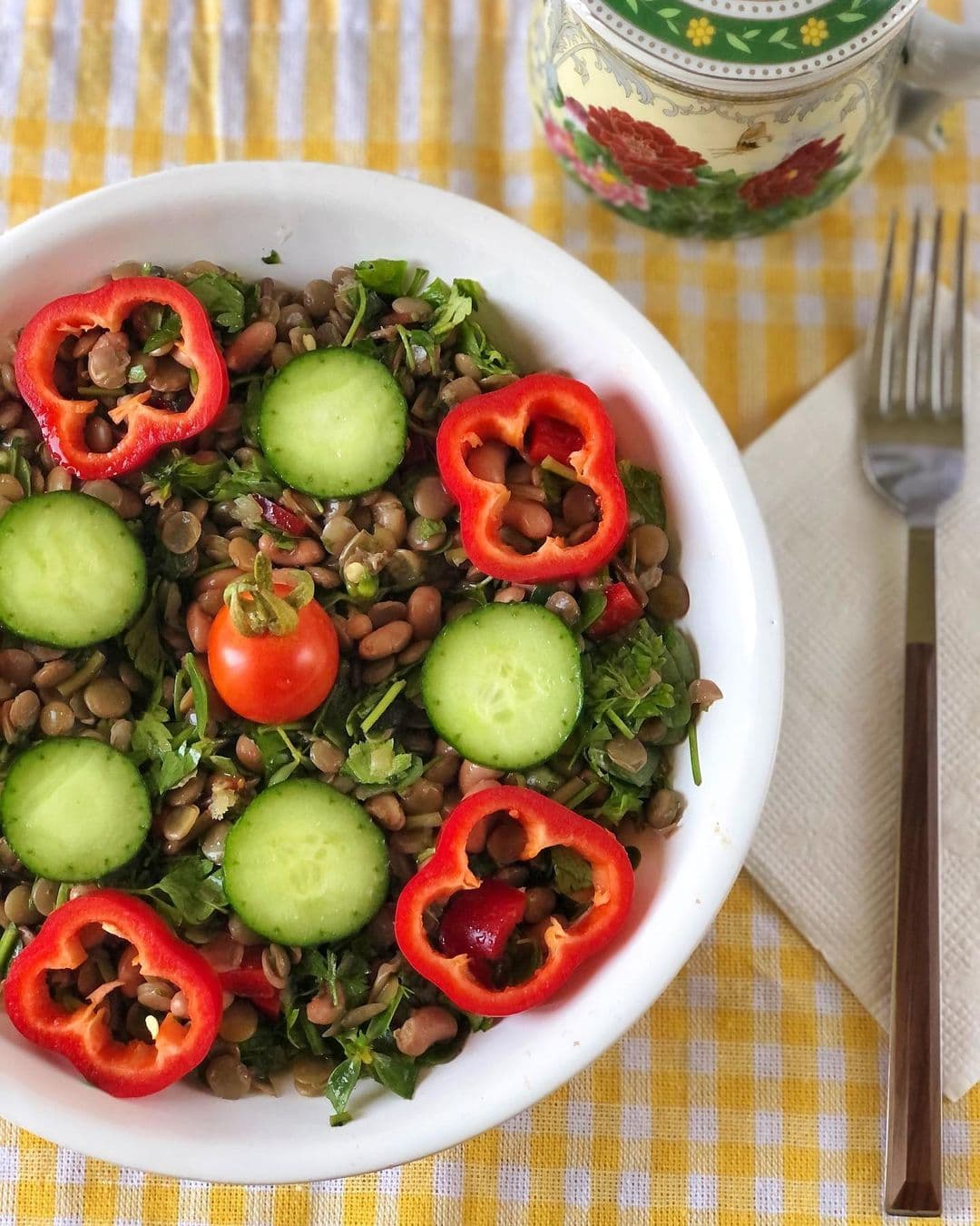 Yeşil Mercimek Salatası