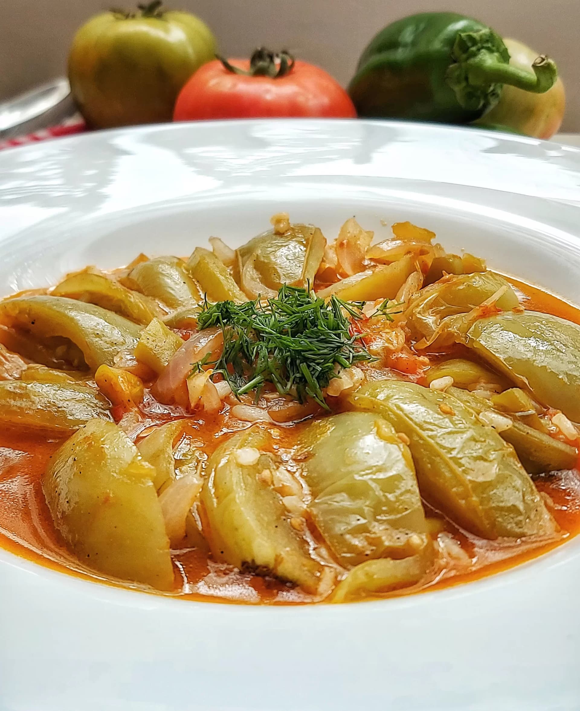 Zeytinyağlı Yeşil Domates