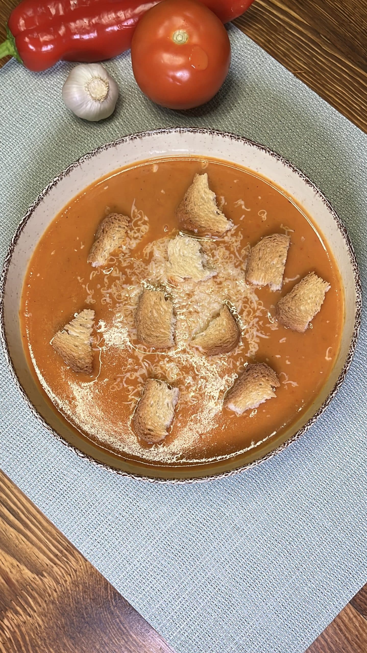 Köz Domates Çorbası (Videolu)