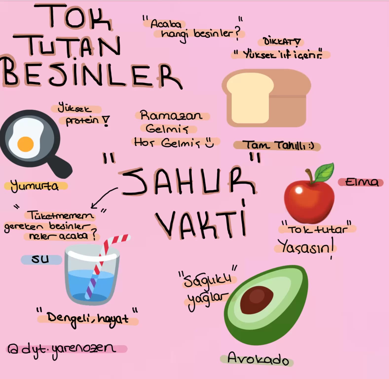 Sahurda Neler Yenilmeli? Hangi Besinler Uzun Süre Tok Tutar?