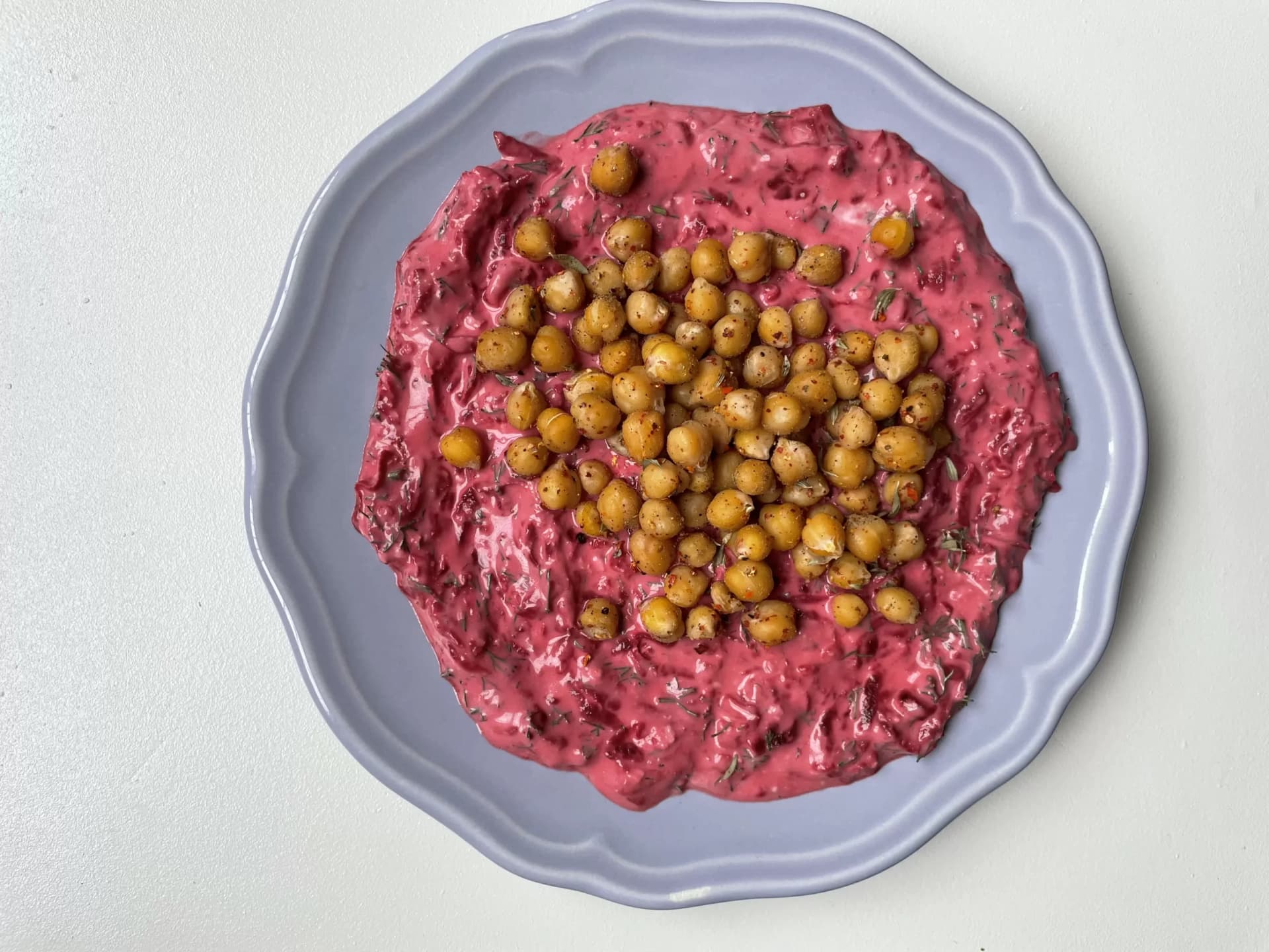 Kırmızı Pancarlı Nohut Mezesi