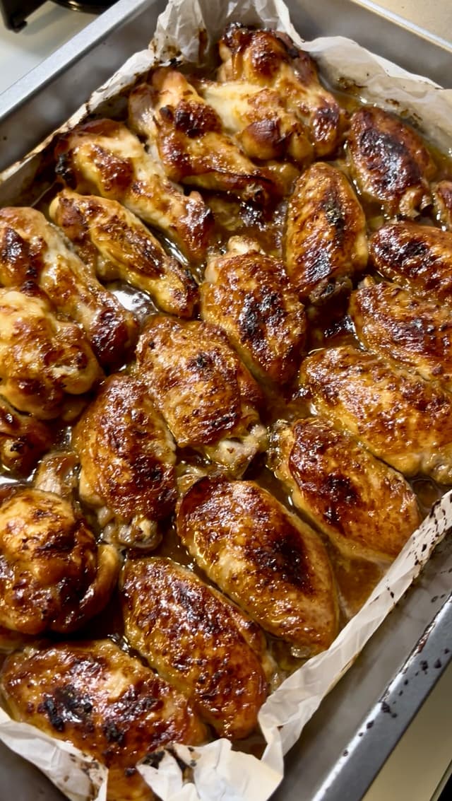 Fırında Teriyaki Tavuk Kanat